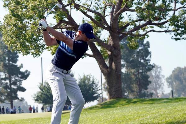 Triple bogey costs Rory McIlroy as Adam Scott prevails at Riviera