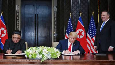 Full text of the Donald Trump and Kim Jong-un agreement