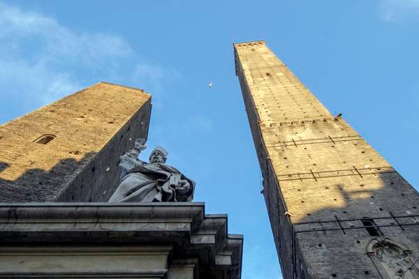 Leaning tower of Bologna cordoned off amid fears 900-year-old structure could collapse 