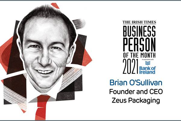 The Irish Times Business Person of the Month: Brian O’Sullivan