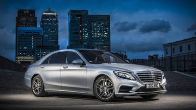 Best buys - luxury saloons: The car in front is an S-Class