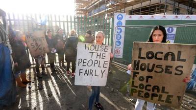 Housing charity says protest puts delivery of 65 social homes at risk