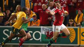 George North apologises for try-scoring taunt