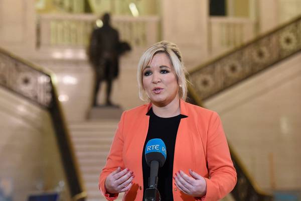 Vice grip: Michelle O’Neill backed to overcome unusual challenge