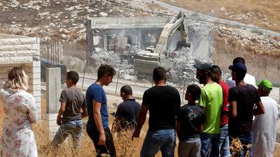 Demolition of Palestinian homes prompts call for UN meeting