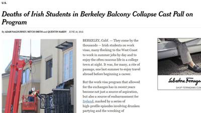 New York Times apologises for ‘insensitive’ language in Berkeley article
