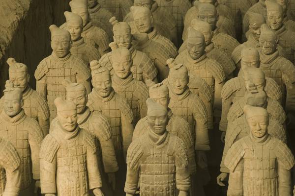 Fake terracotta warriors destroyed by Chinese police