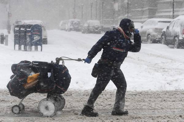 Irish in the US: Have you been hit by the ‘bomb cyclone’?