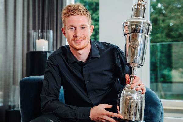 Manchester City’s Kevin De Bruyne named PFA player of the year
