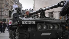 Clarkson warns ‘protest never works’ as tank delivers  petition