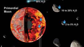 Our arid moon devoid of water? Liquid gold lies beneath surface