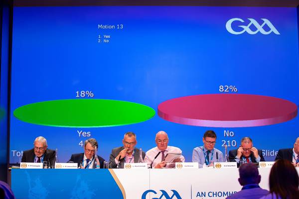 GAA congress rejects black card and sin bin in hurling