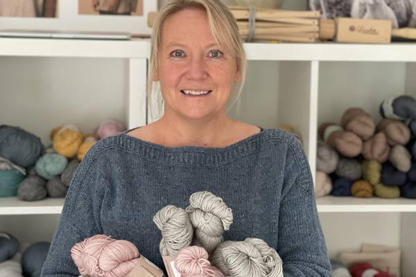 Long road from investment banking to selling knitting designs