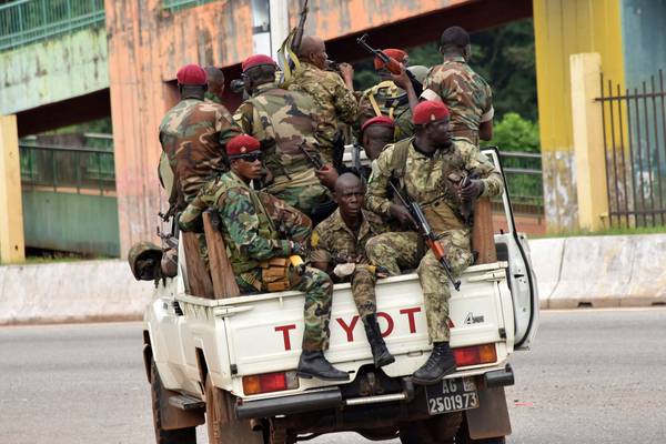 Guinean soldiers claim to seize power in coup attempt
