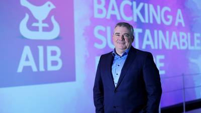 AIB boss Bernard Byrne: ‘The economy is looking pretty good at this stage’