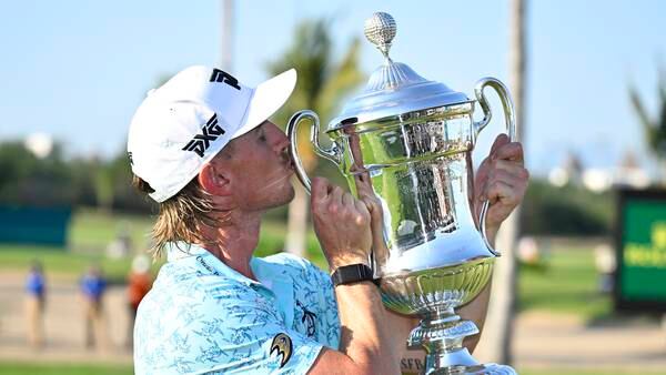 Jake Knapp holds on to claim maiden tour win in Mexico