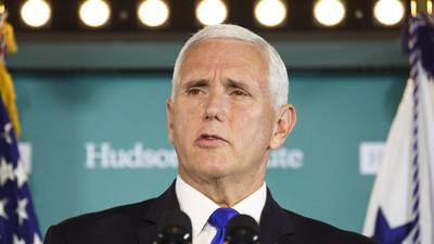 Mike Pence hits out at China over election meddling
