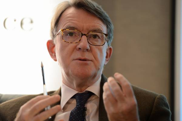 Peter Mandelson says Brexit could threaten North’s place in UK