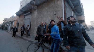 Barrel bombs dropped on Aleppo  kill over 80 people
