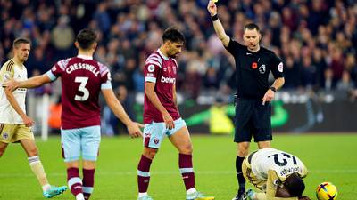 West Ham’s Lucas Paqueta charged with getting booked for betting purposes 