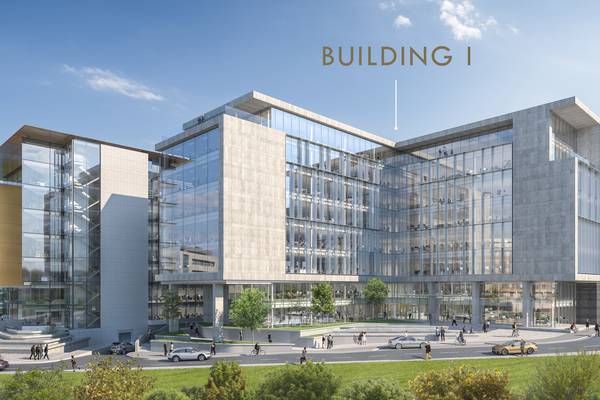 Central Park office block in Sandyford quoting rent of €323 per sq m