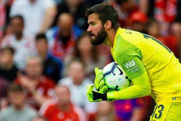 Liverpool prepare Alisson for physical side of Premier League