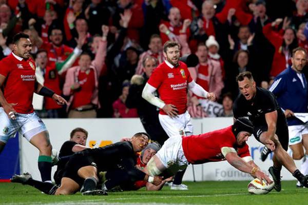 Seán O’Brien’s Lions stunner shortlisted for try of the year