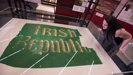 Rising from the ashes: ‘Irish Republic’ flag  on display