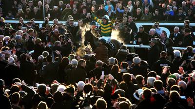 Tony McCoy and Carlingford Lough win  Hennessy Gold Cup