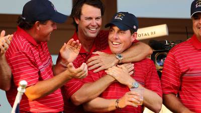 At the Ryder Cup, would 12 divided by three equal victory for the US?