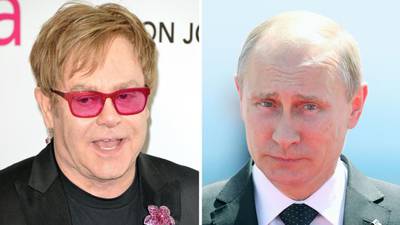 TV presenters say they hoaxed Elton John with Putin call