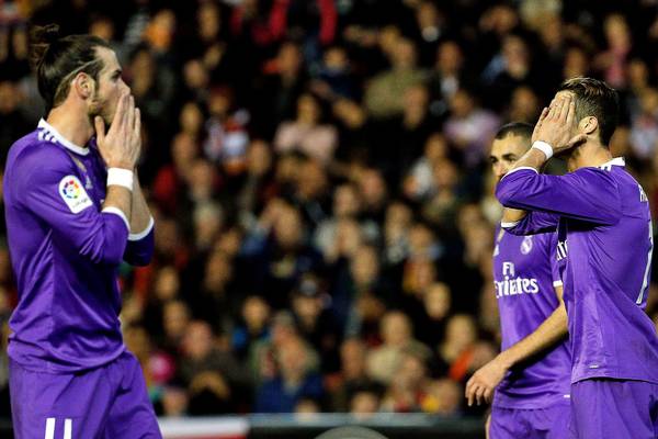 La Liga leaders Real Madrid stunned by struggling Valencia
