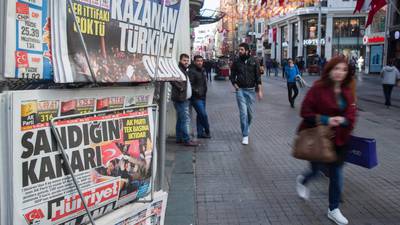 Two Turkish magazine editors charged over ‘coup attempt’