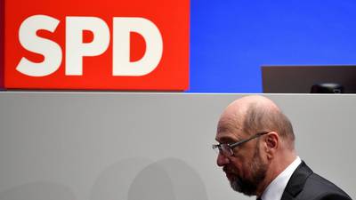 German Social Democratic Party backs talks with Merkel bloc