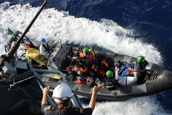 Irish Navy to join EU migrant search-and-rescue operation
