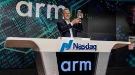 Arm shares jump by 25% on first day of trading