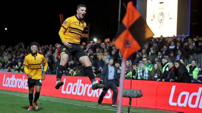 Pádraig Amond and Newport dump Leicester out of the FA Cup