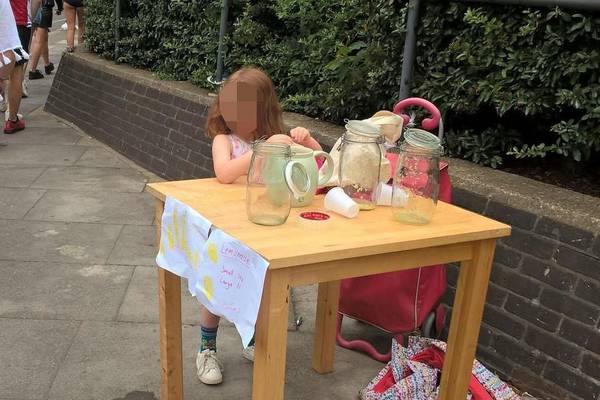 Dad fined €167 over five-year-old daughter’s lemonade stand
