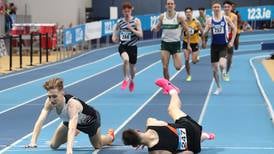 Athletics: Classic dive for the line sees Doyle overcome Griggs in 1,500m final at National Indoors