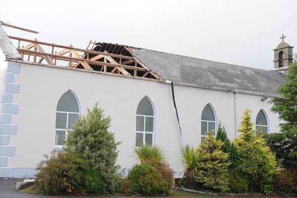 Cork community vows to repair storm damage to church