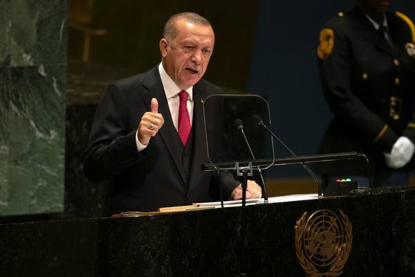 Erdogan appeals for refugee safe zone in northern Syria
