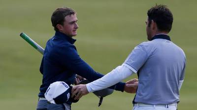 Paul Dunne’s blemish free 66 gives him share of Open lead