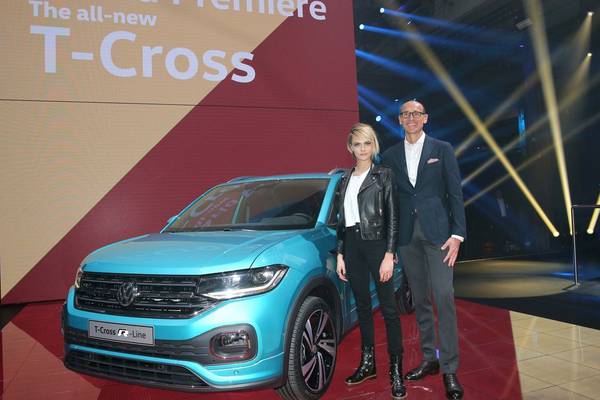 Volkswagen’s smallest SUV, the new T-Cross, unveiled in three cities at once