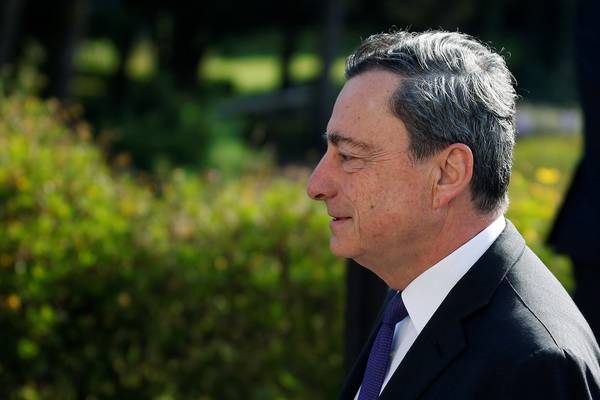 Mario Draghi confident over euro zone growth
