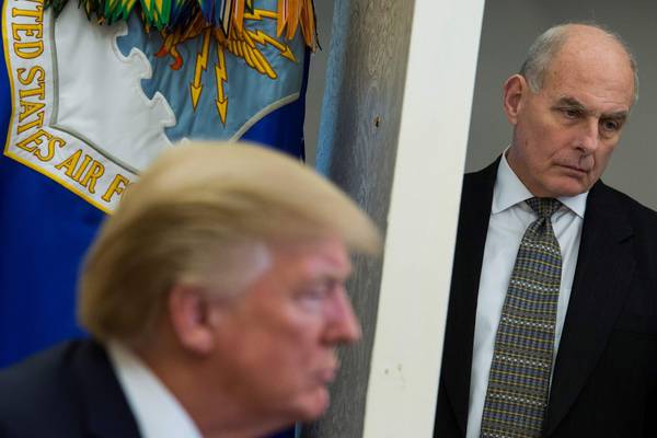 Chief of staff John Kelly latest Trump aide to exit White House