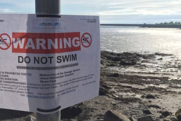 Ban on bathing at south Dublin beaches extended to Monday