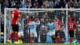 Raheem Sterling’s brace helps City hit Saints for six