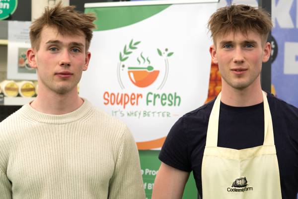 Irish twins find new whey to make eco-friendly soup