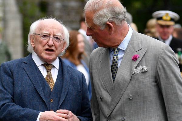 Charles and Camilla arrive for private visit to Republic