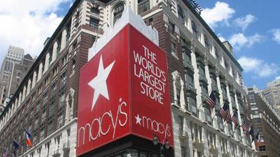Macy’s shares drop as  sales forecast is cut
